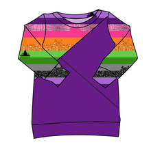 Load image into Gallery viewer, Spooky Meow Stripes Classic Hoodie (or Crewneck)