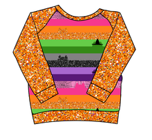 Load image into Gallery viewer, Spooky Meow Stripes Classic Hoodie (or Crewneck)
