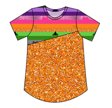 Load image into Gallery viewer, Spooky Meow Stripes Kids&#39; Relaxed Tee