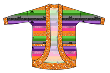 Load image into Gallery viewer, Spooky Meow Stripes Ladies&#39; Cocoon Cardigan