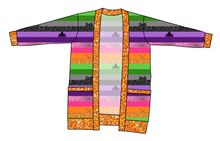 Load image into Gallery viewer, Spooky Meow Stripes Ladies&#39; Grandpa Cardigan