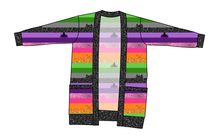 Load image into Gallery viewer, Spooky Meow Stripes Ladies&#39; Grandpa Cardigan