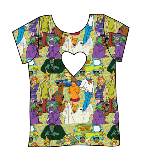 Mystery Squad Cambria Heart Back Tee