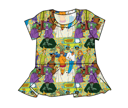 Mystery Squad Peplum Top