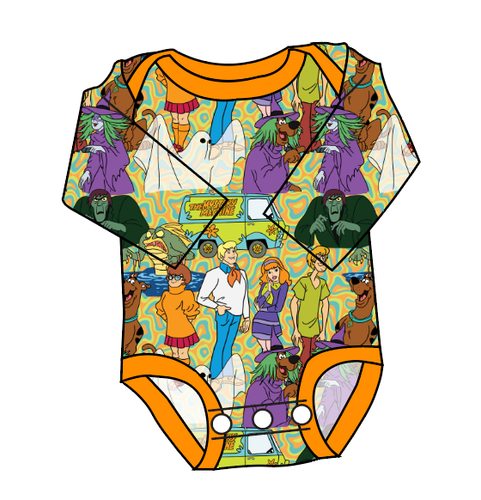 Mystery Squad Lap Neck Bodysuit