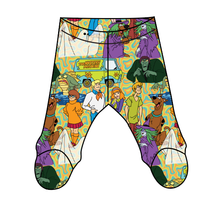 Load image into Gallery viewer, Mystery Squad Newborn Footed Pants