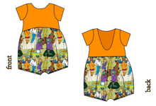 Load image into Gallery viewer, Mystery Squad Low Back Romper and Bubble Romper