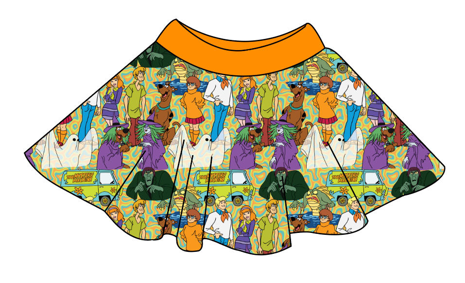 Mystery Squad Circle Skirt
