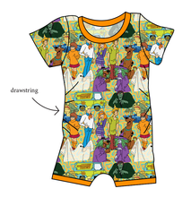 Load image into Gallery viewer, Mystery Squad Grow With Me Pants And Shorts Romper