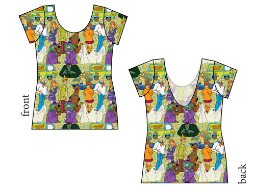 Mystery Squad Ladies' Low Back Ballerina Tee