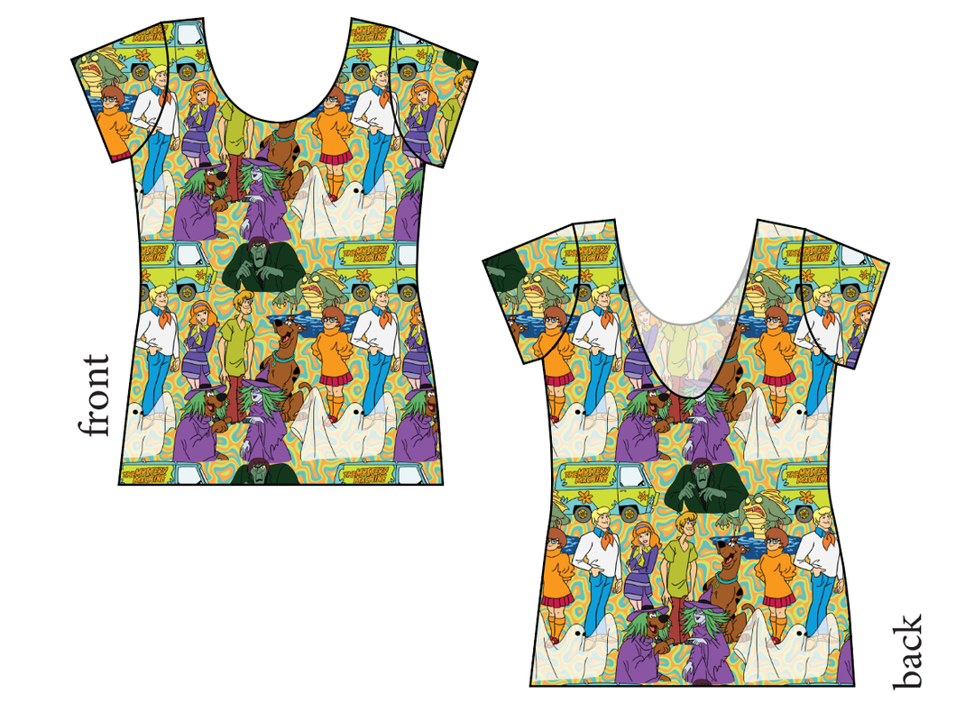 Mystery Squad Ladies' Low Back Ballerina Tee