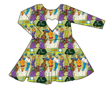 Load image into Gallery viewer, Mystery Squad Molly Heart Back Twirly Dress