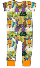 Load image into Gallery viewer, Mystery Squad Bennett Pants and Shorts Length T-Shirt Romper