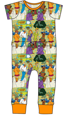 Mystery Squad Bennett Pants and Shorts Length T-Shirt Romper