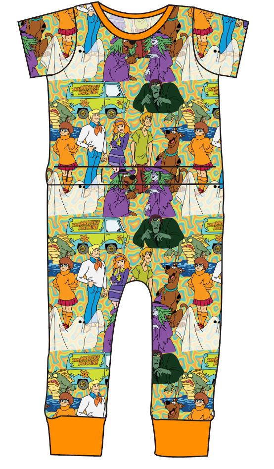 Mystery Squad Bennett Pants and Shorts Length T-Shirt Romper