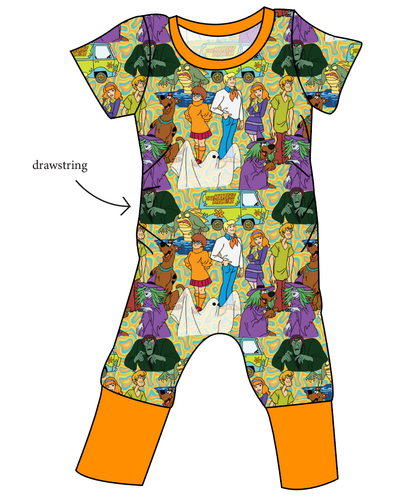 Mystery Squad Grow With Me Pants And Shorts Romper