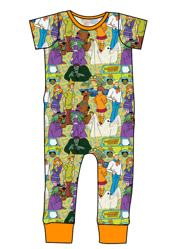 Mystery Squad Emmett Pants And Shorts T-Shirt Romper