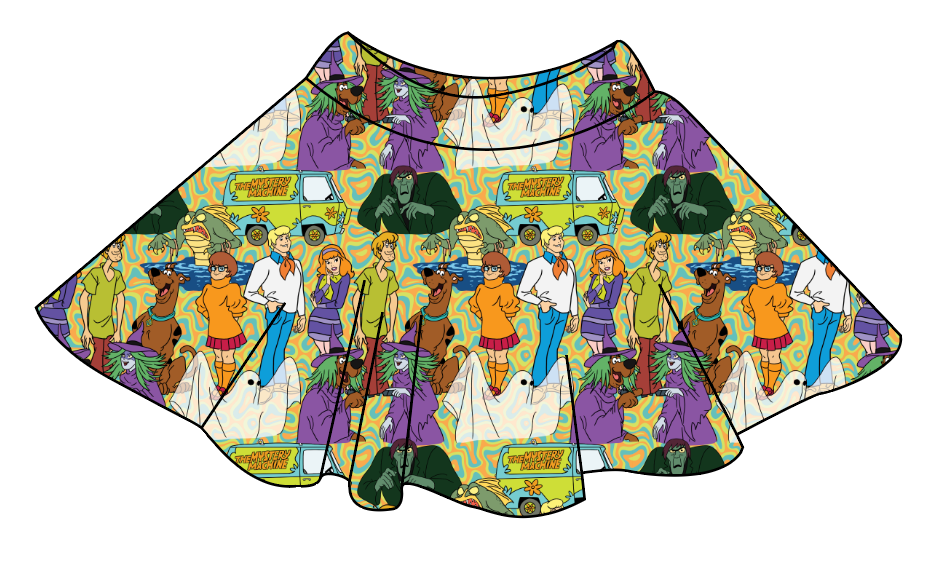 Mystery Squad Ladies' Circle Skirt