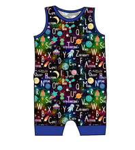 Load image into Gallery viewer, ABC Galaxy Emmett Pants And Shorts T-Shirt Romper