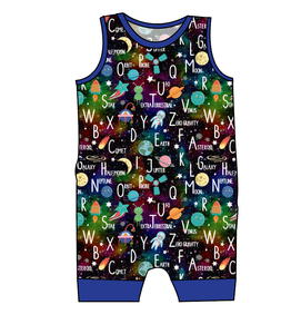 ABC Galaxy Emmett Pants And Shorts T-Shirt Romper
