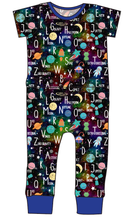 Load image into Gallery viewer, ABC Galaxy Bennett Pants and Shorts Length T-Shirt Romper
