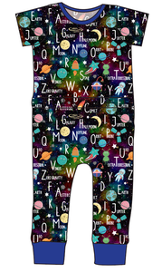 ABC Galaxy Bennett Pants and Shorts Length T-Shirt Romper