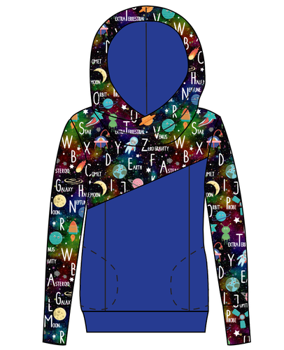 ABC Galaxy Ladies Hoodie