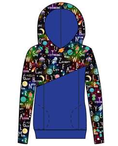ABC Galaxy Ladies Hoodie