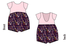 Load image into Gallery viewer, Autumn Fields Low Back Romper and Bubble Romper