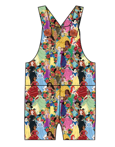 Floral Princesses Overalls and Shortalls