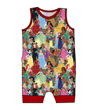 Load image into Gallery viewer, Floral Princesses Emmett Pants And Shorts T-Shirt Romper