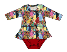 Load image into Gallery viewer, Floral Princesses Peplum Top