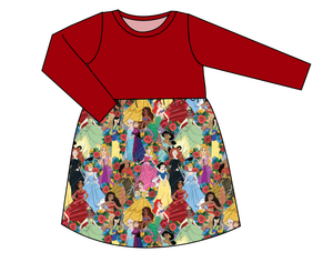 Floral Princesses Play Dress