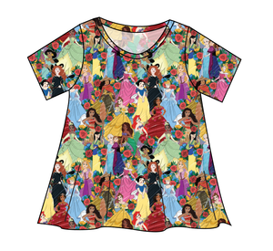 Floral Princesses Ladies' Swing Tee