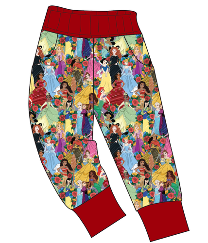 Floral Princesses Mens' Joggers and Jogger Shorts