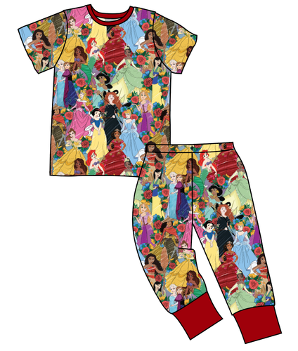 Floral Princesses Basic Loungewear Set