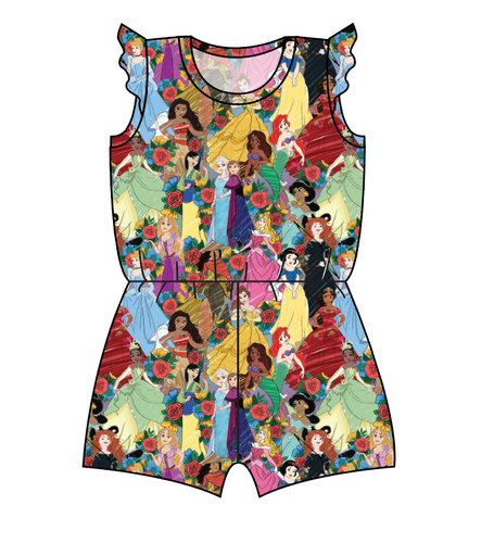Floral Princesses Ivy Summer Romper