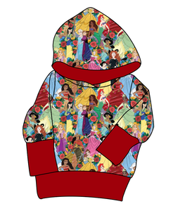 Floral Princesses Grow With Me Hoodie (or Crewneck)
