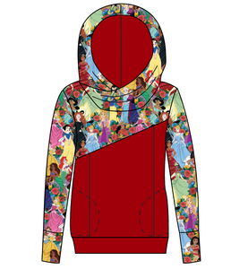 Floral Princesses Ladies Hoodie