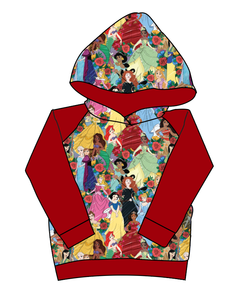 Floral Princesses Classic Hoodie (or Crewneck)