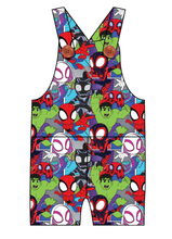 Load image into Gallery viewer, Go Webs Go Overalls and Shortalls
