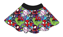 Load image into Gallery viewer, Go Webs Go Circle Skirt