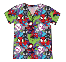 Load image into Gallery viewer, Go Webs Go Ladies' Slouchy V-Neck Tee