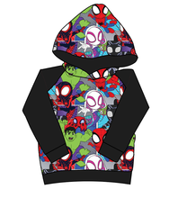 Load image into Gallery viewer, Go Webs Go Classic Hoodie (or Crewneck)