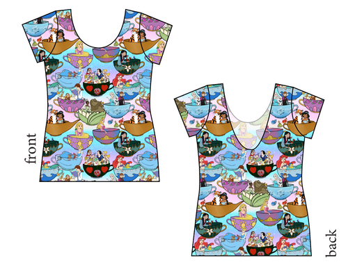 Enchanted Tea Party Ladies' Low Back Ballerina Tee