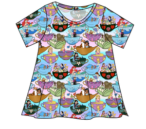Enchanted Tea Party Ladies' Swing Tee