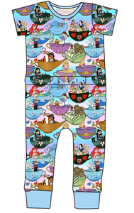 Enchanted Tea Party Bennett Pants and Shorts Length T-Shirt Romper