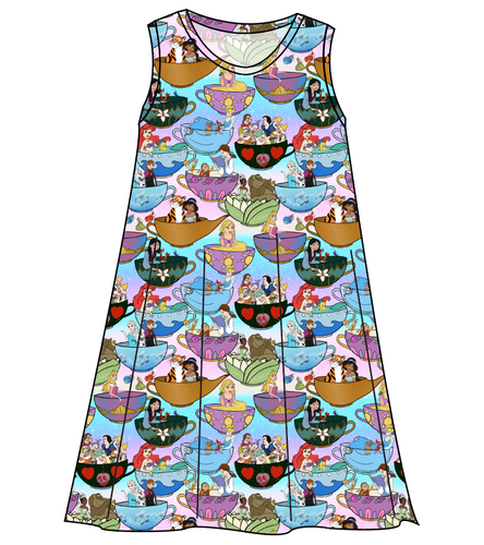 Enchanted Tea Party Ladies' Swing Dress