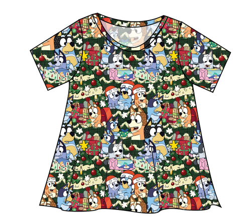 Verandah Santa Ladies' Swing Tee