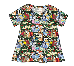 Verandah Santa Ladies' Swing Tee